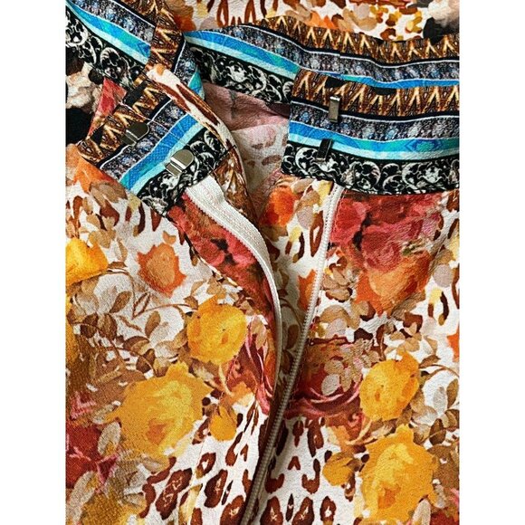 Ranna Gill by Anthropologie Airy Samaire Wide Leg Printed Floral Pant Size 0 - Picture 6 of 12